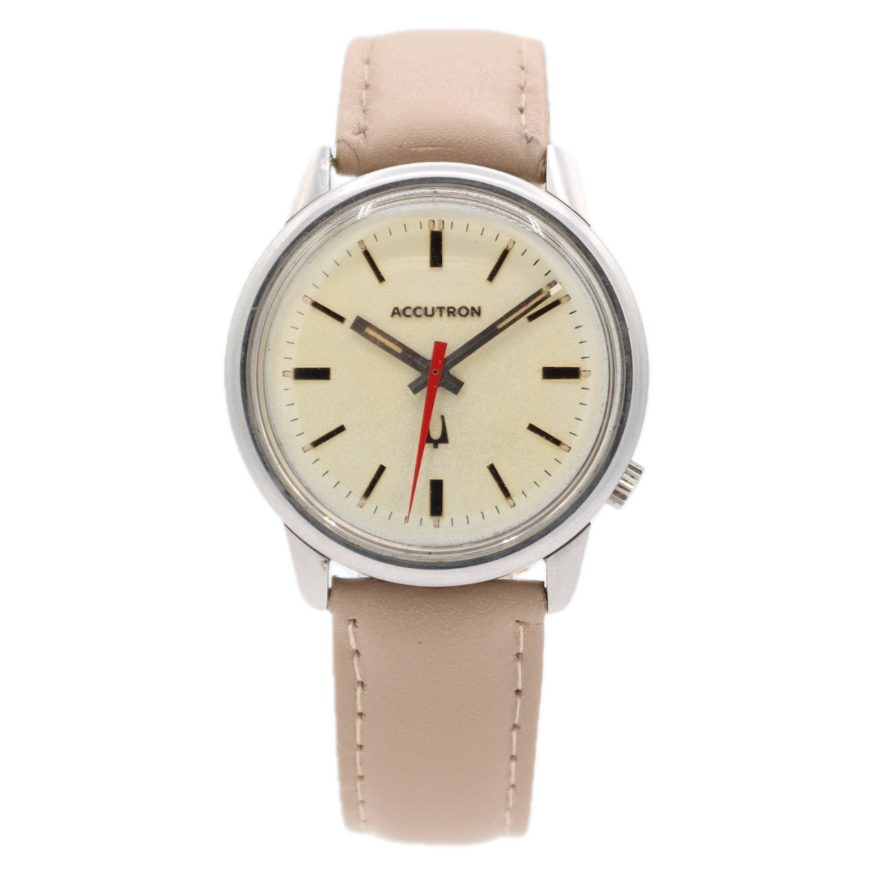 Vintage 35mm Accutron 952 Men's Tuning Fork Wristwatch 218 0 USA Steel