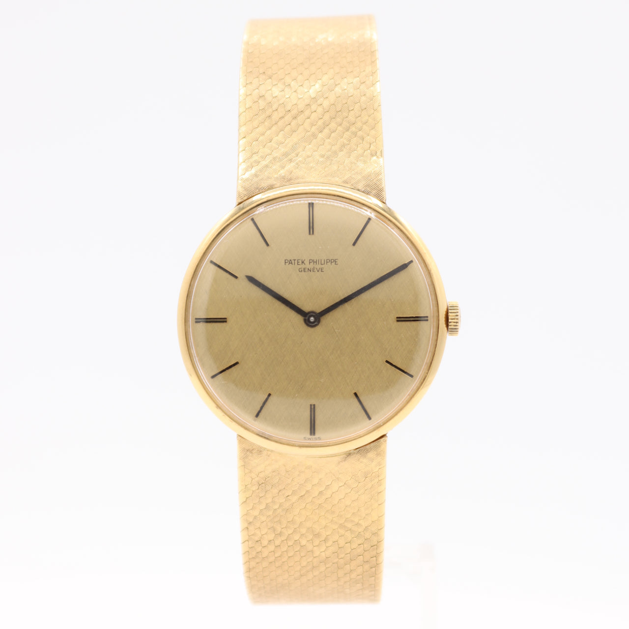 Vintage 33mm Patek Philippe 3468-5 Calatrava Men's Mechanical Wristwatch 18k