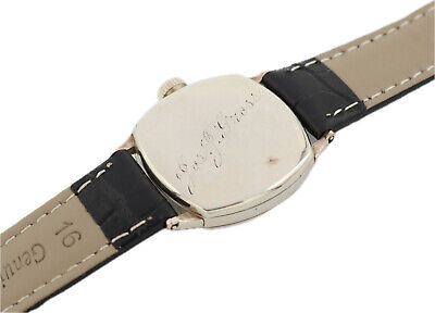 Vintage Burlington Men's Mechanical Wristwatch Barbezat Bole Swiss 14k GF