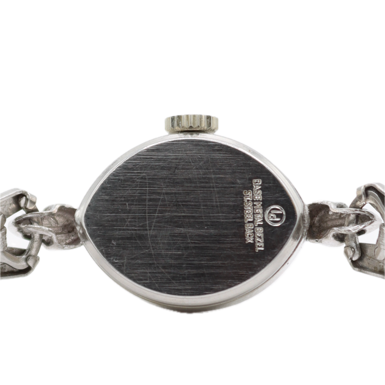 Vintage Helbros Cocktail Men's Mechanical Wristwatch Elgin 316 Chrome Plated