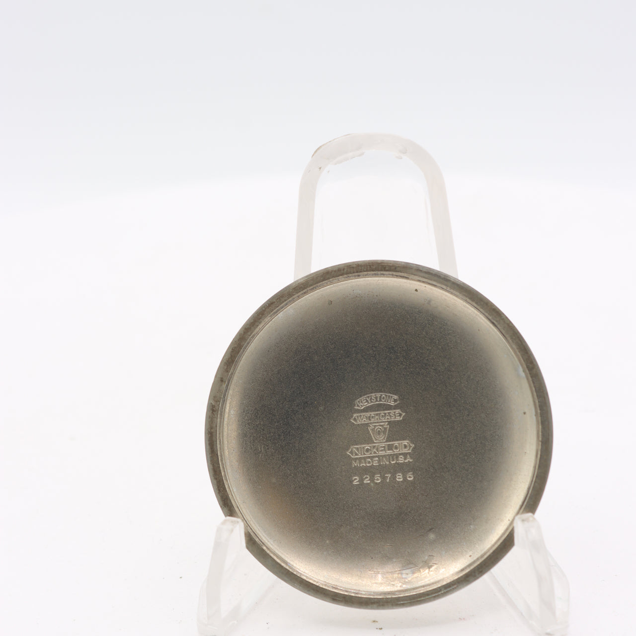 Antique 18S Waltham 15Jewel Mechanical Open Face Pocket Watch No. 81 Nickeloid