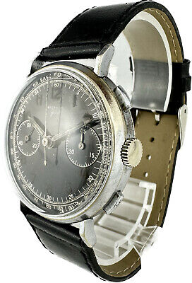 Vintage Rona Sport Military WW2 Men's Chronograph Wristwatch Angelus 215 Runs