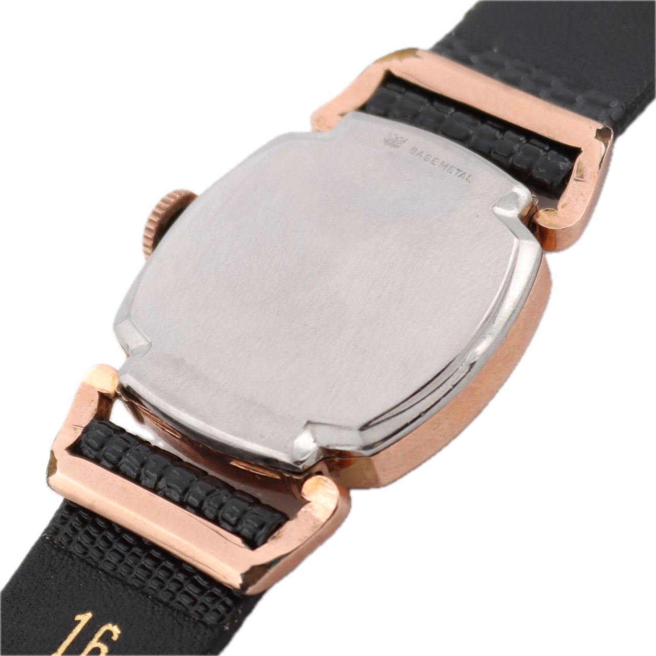 Vintage 25.5mm 1940 Elgin Swivel Lugs 15J Men's Wristwatch 519 10k Pink GF