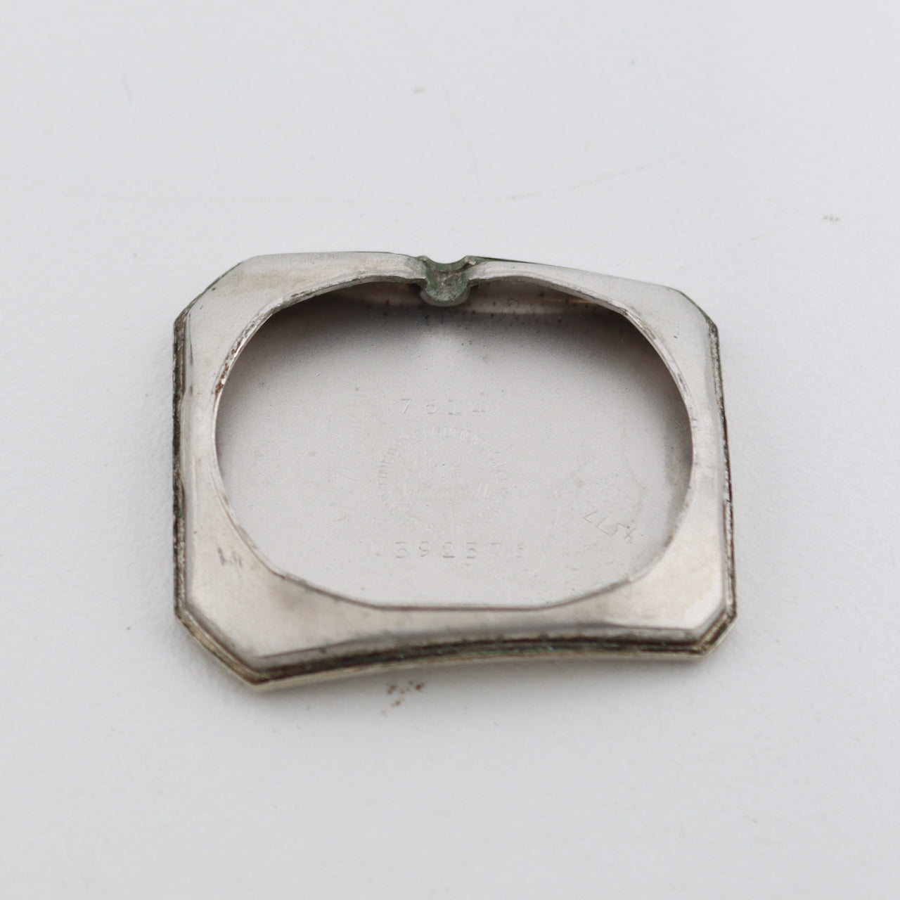 Vintage Lord Elgin 7614-WBB Dunbar Men's Mechanical Wristwatch 718 USA 14k WGF