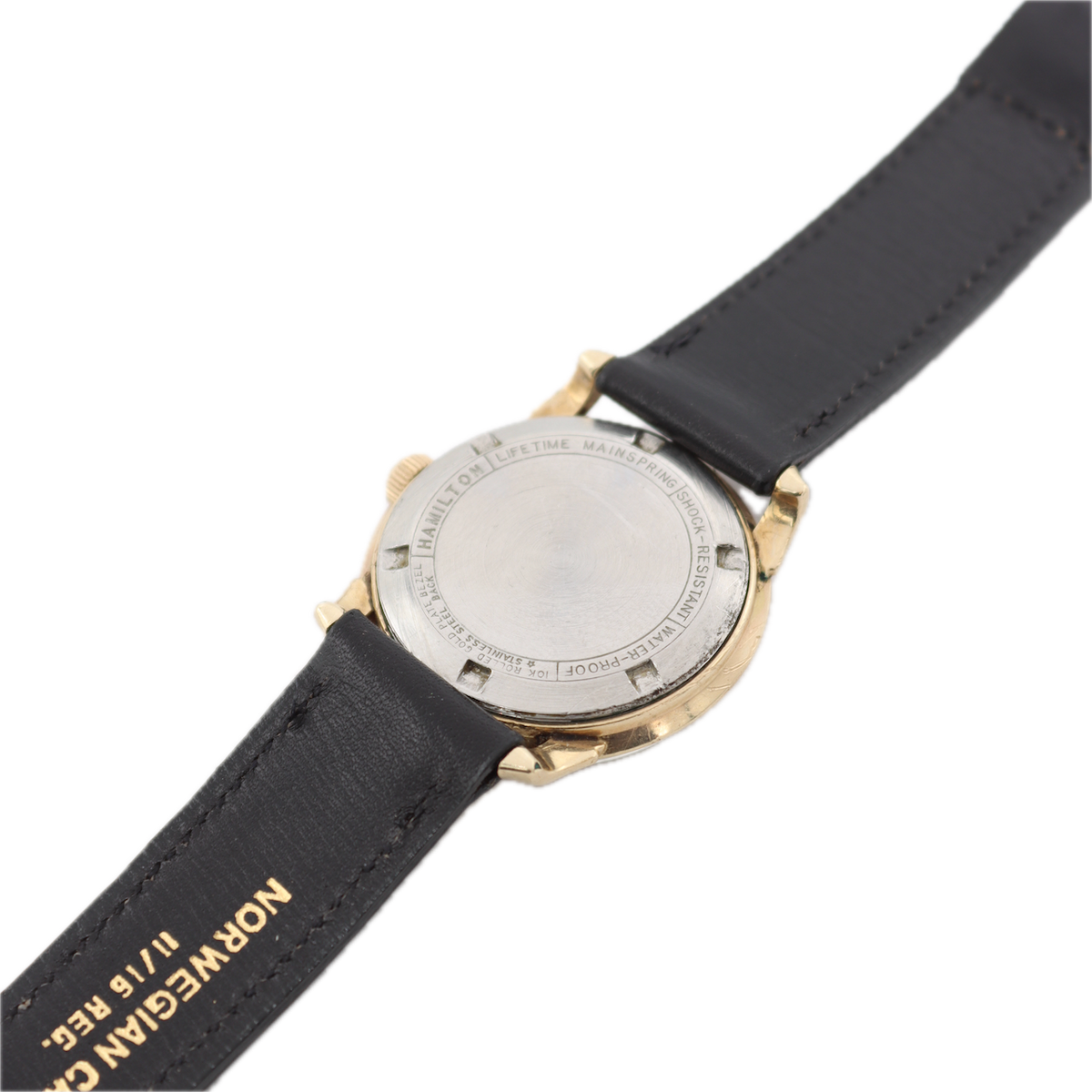 Vintage Hamilton Men's Mechanical Wristwatch 671 Swiss 10k RGP & Steel