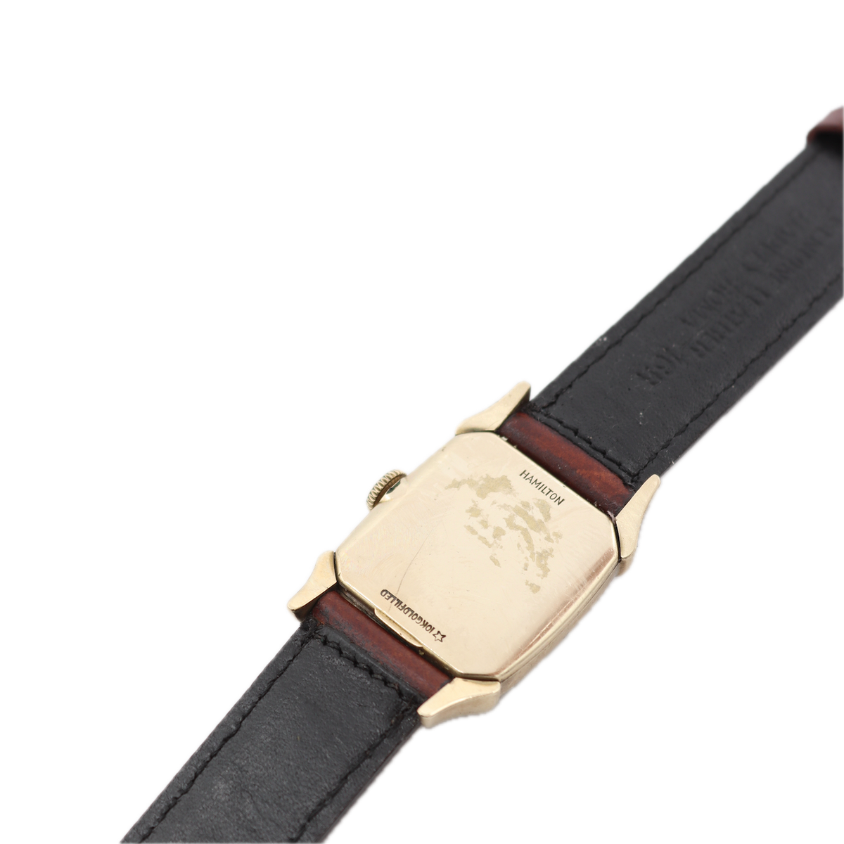 Vintage 23mm Hamilton Fancy Men's Mechanical Wristwatch 770 USA 10k Gold Filled