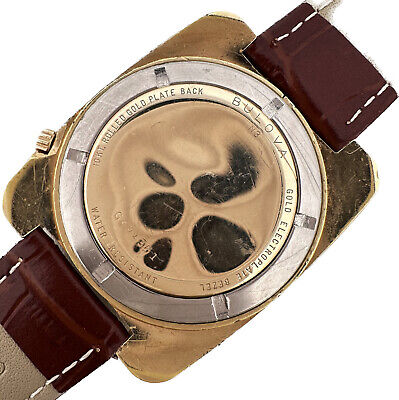 Vintage Bulova Accutron Men's Tuning Fork Wristwatch 218 1 Chunky Rectangular