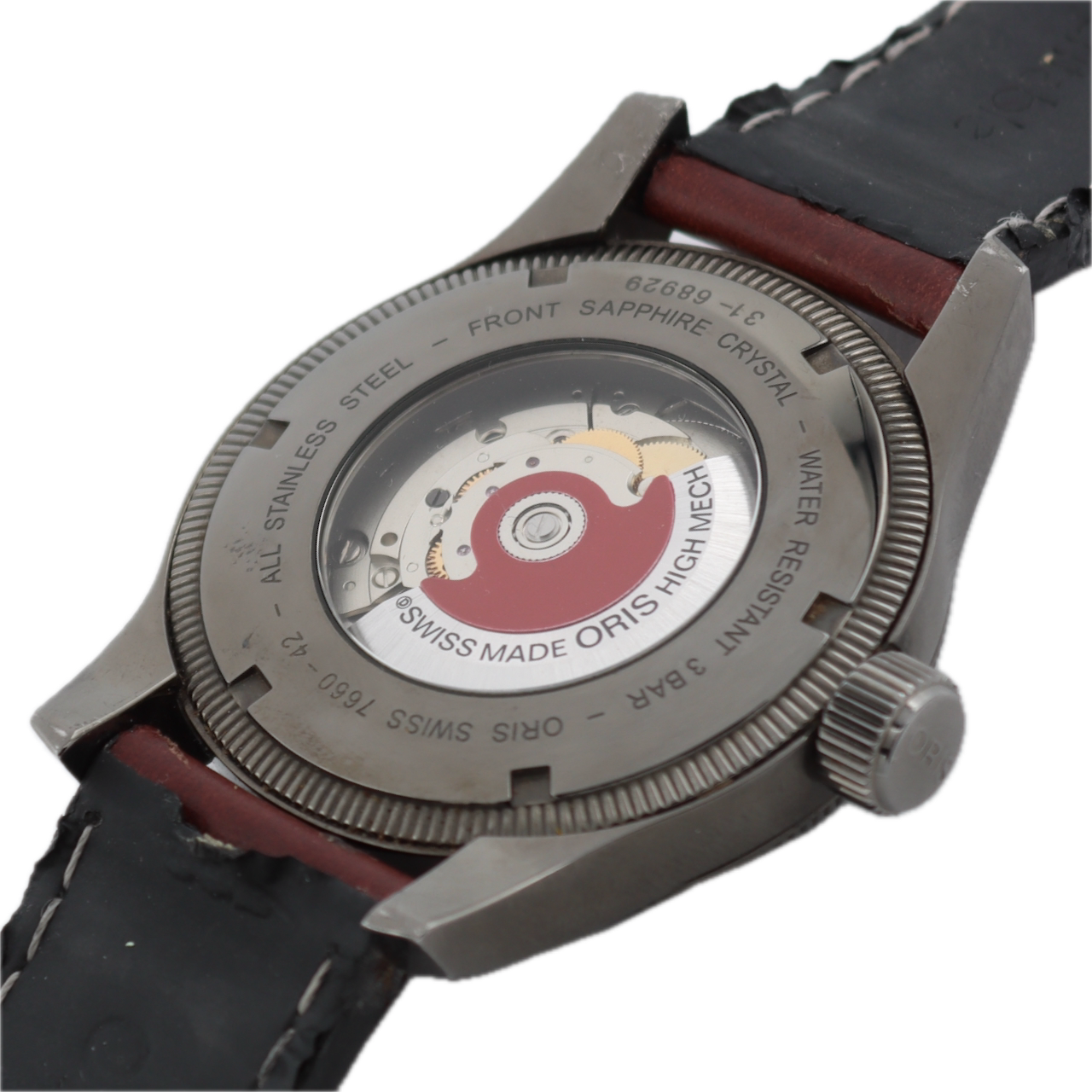44mm Oris Big Crown Timer Men's Automatic Wristwatch 735 Swiss Steel With Kit