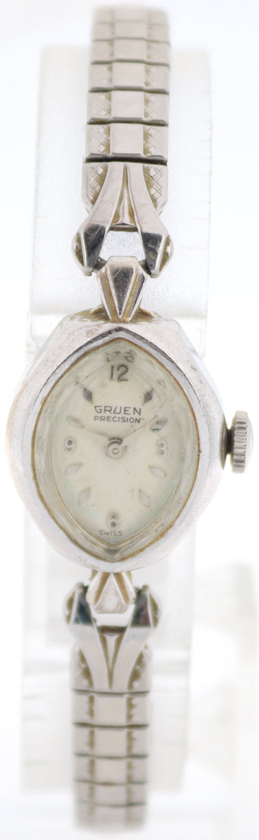 Vintage Gruen Cocktail Precision Ladies Mechanical Wristwatch 225 Swiss