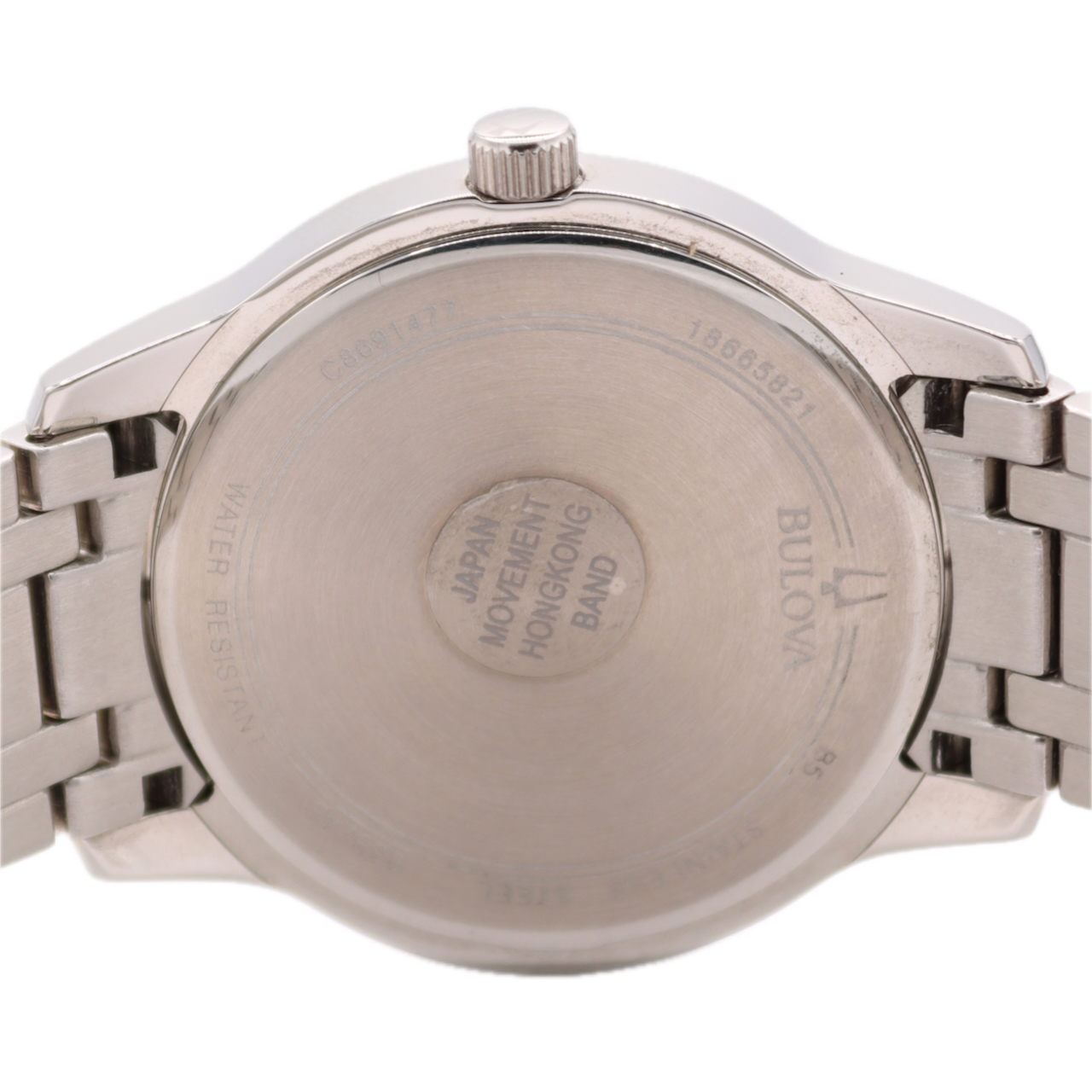40mm Bulova Date 96B245 Classic Silver Dial Men's Quartz Wristwatch USA Steel