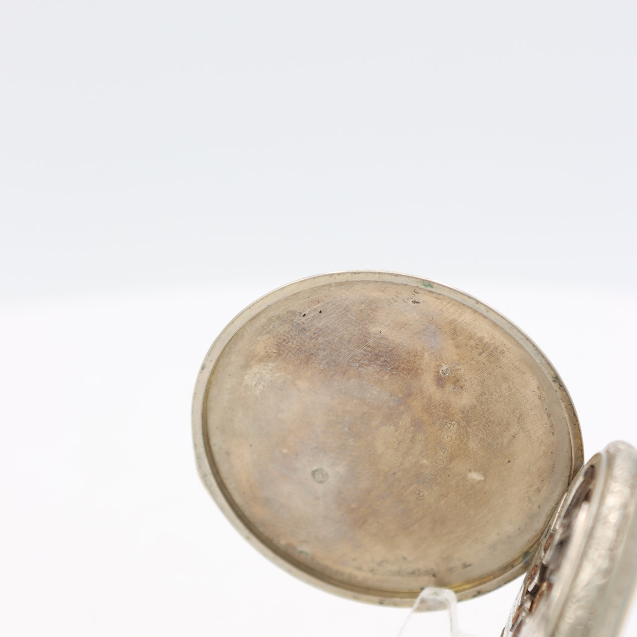 Antique 12s 1920 South Bend 19 Jewel Pocket Watch 429 14k White GF