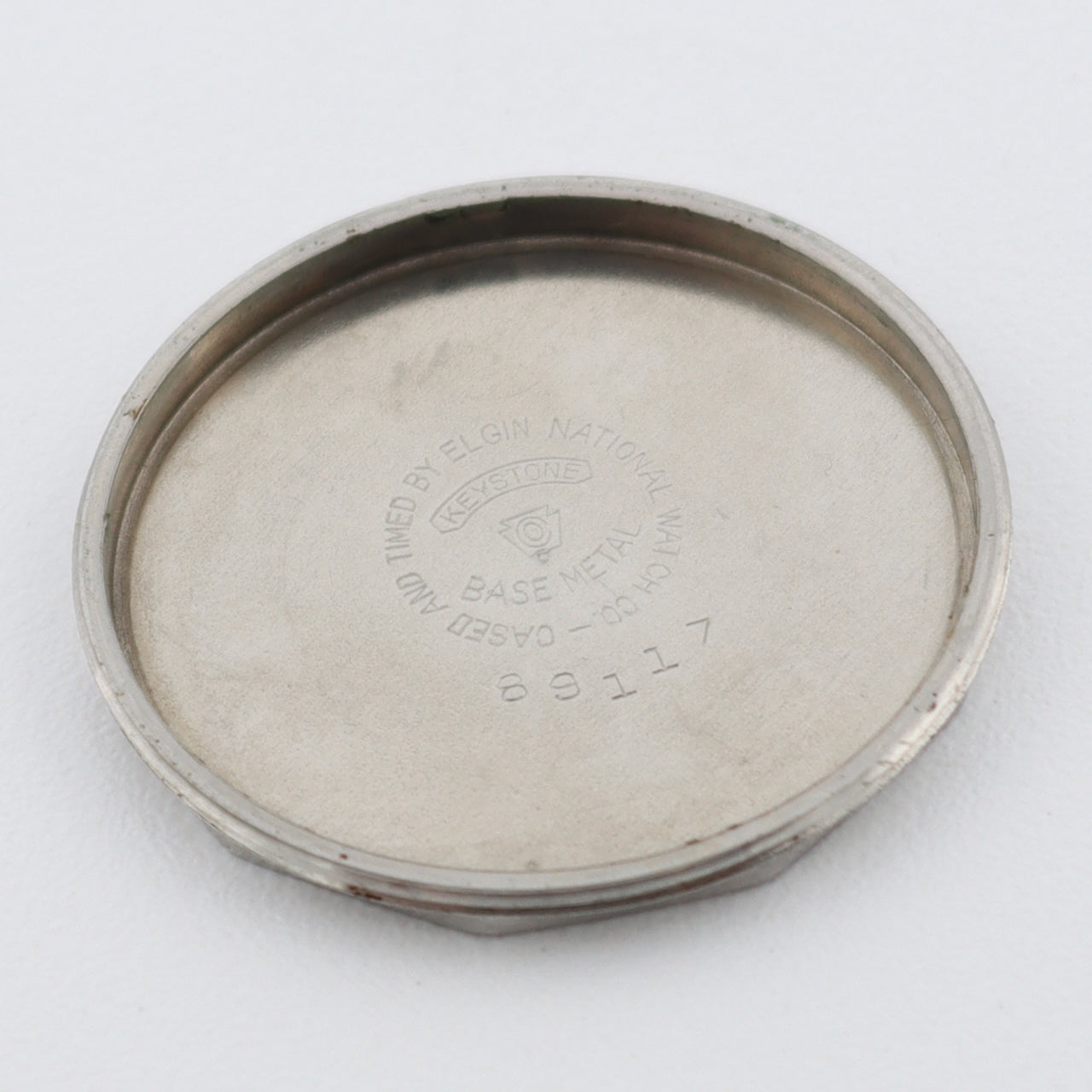 Vintage 30mm 1941 Elgin Service 15j Men's Mechanical Wristwatch 554 USA Steel