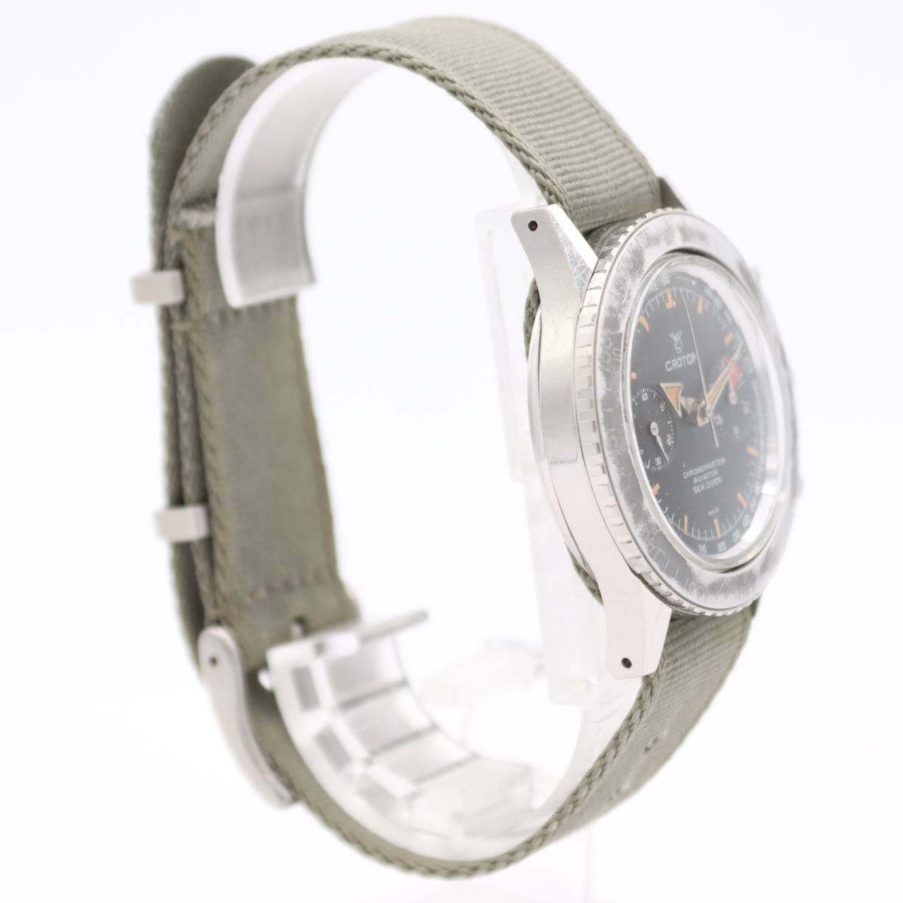 Vintage Croton Chronomaster Aviator Sea Diver 9829