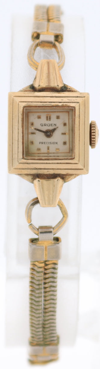 Vintage Gruen 275/837 Square Precision Ladies Mechanical Wristwatch 275 Swiss