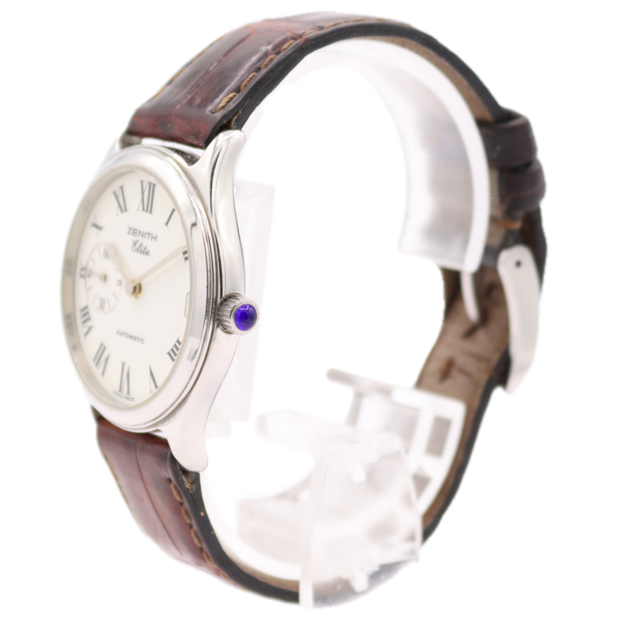 Vintage Zenith Elite White Roman Dial 90/01.0050.680