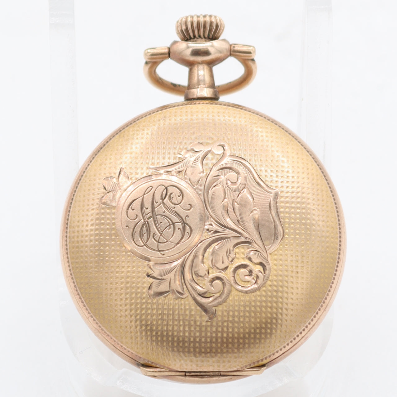 Antique H. J. Howe Longines 17 Jewel Hunter Pocket Watch 25 Year GF Swiss