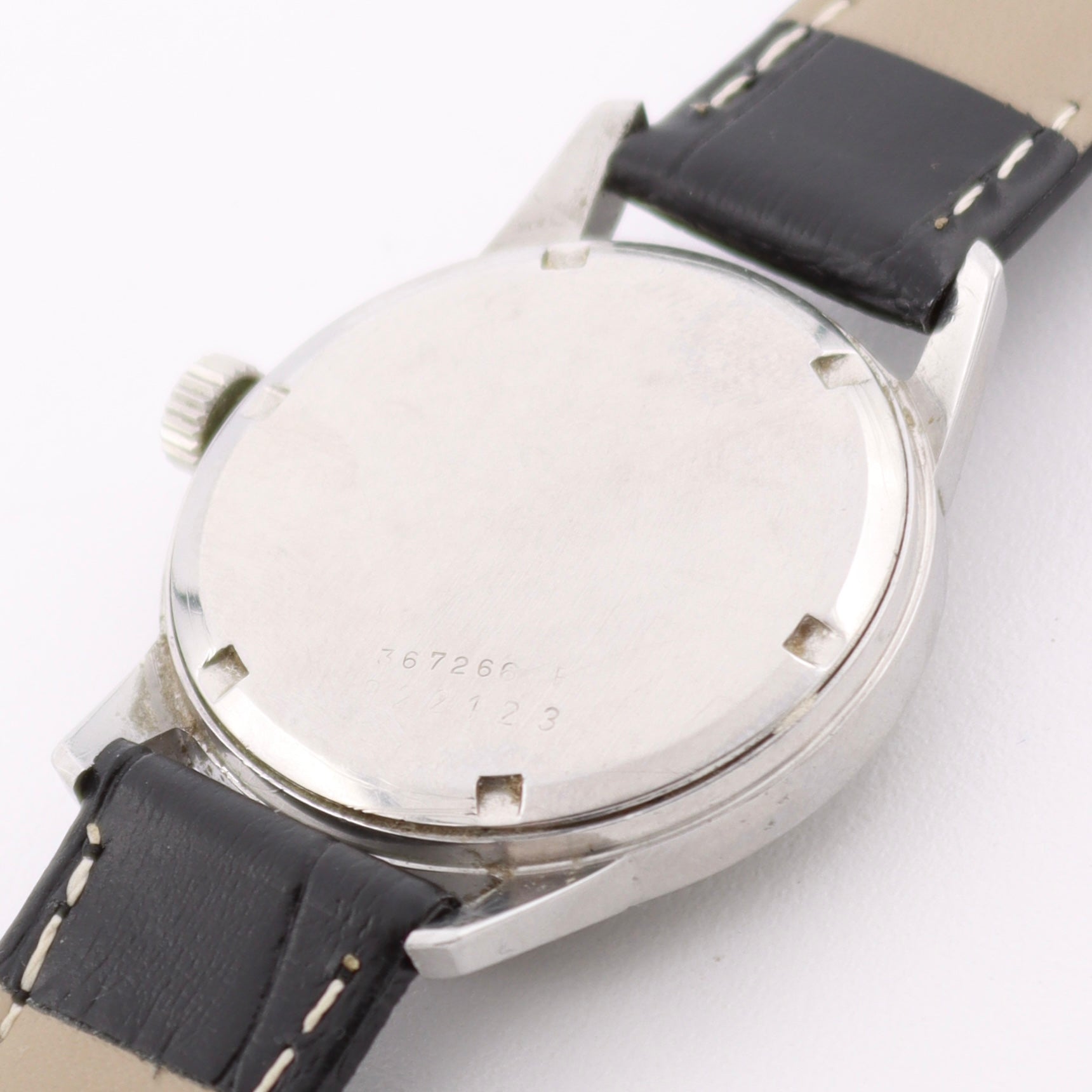 Vintage Ernest Borel Military Men's Mechanical Wristwatch Font 73 Swiss Steel