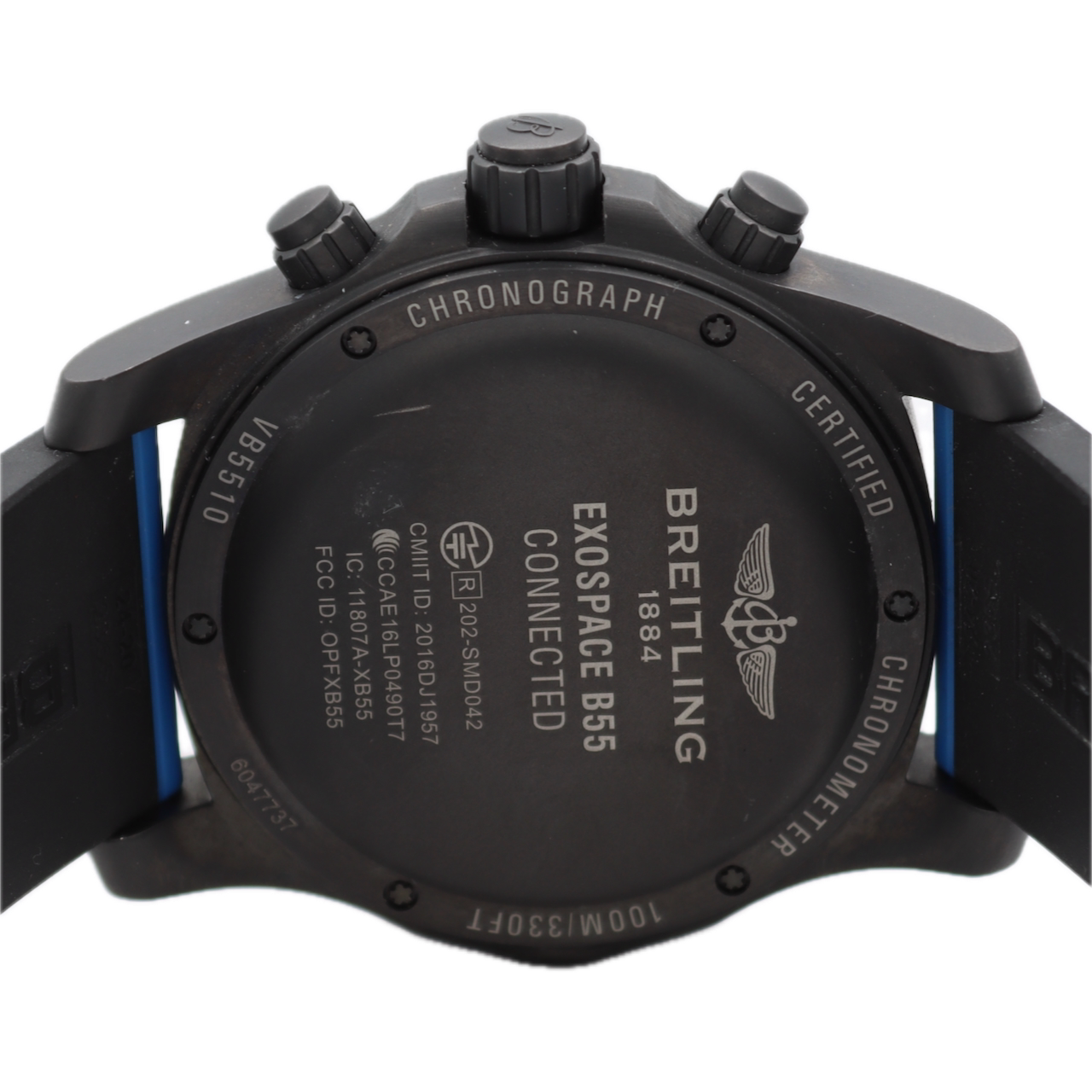 48mm Breitling VB5510H21B1S1 Exospace B55 Men's Wristwatch DLC-Coated Titanium