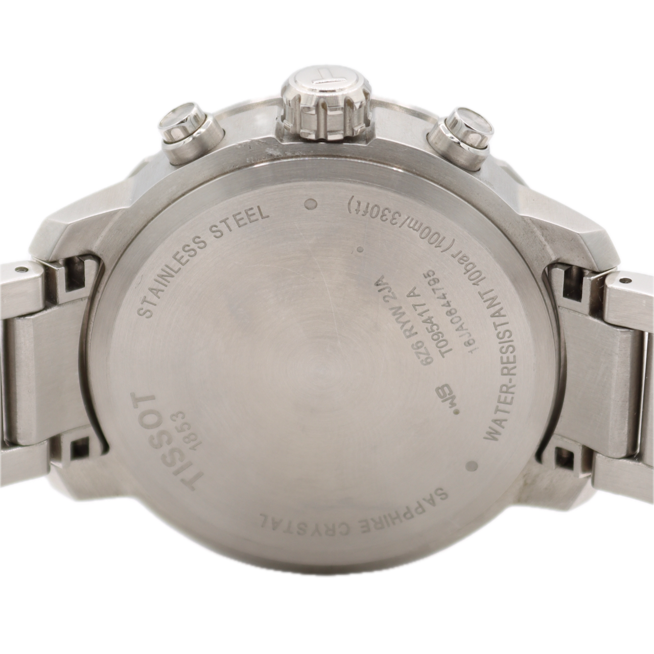 42mm Tissot Quickster Blue Men's Quartz Chronograph Wristwatch Steel With Box