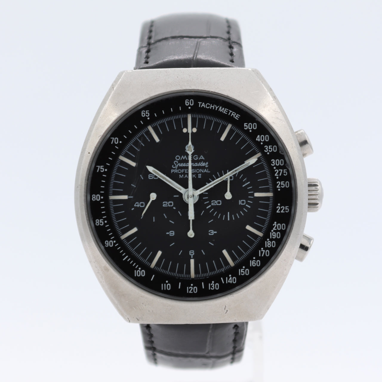 Vintage Omega 145.014 Speedmaster Mark II Men's Chronograph Wristwatch Steel
