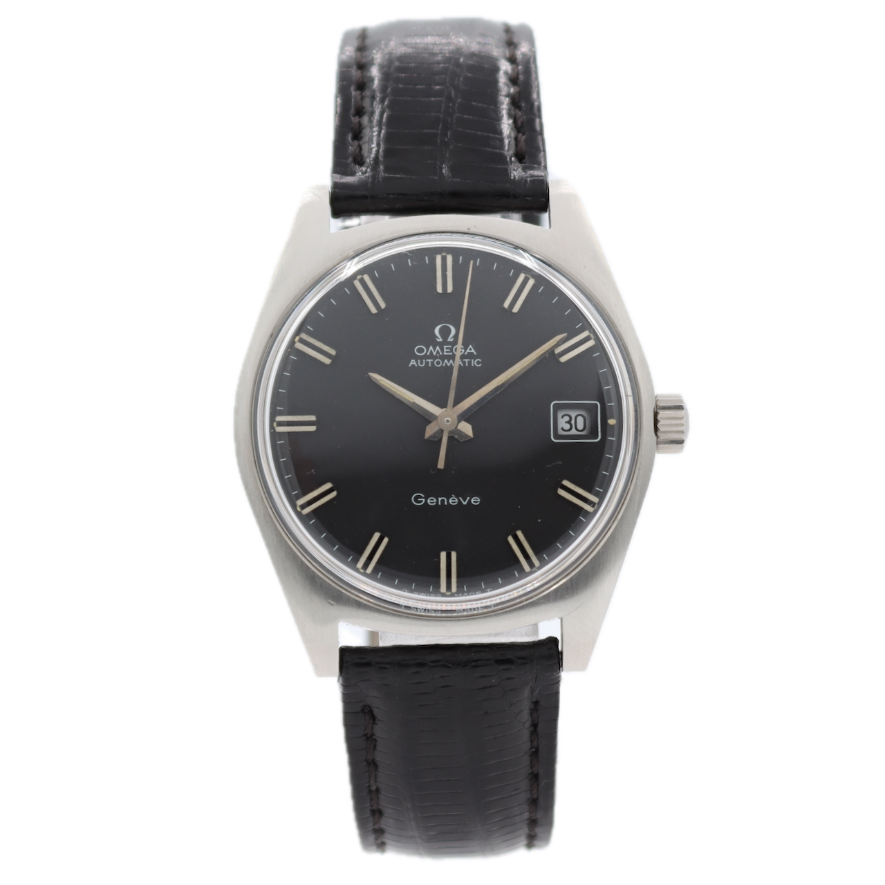 Vintage 1967 Omega 166.041 Geneve Men's Automatic Wristwatch 565 Swiss Steel