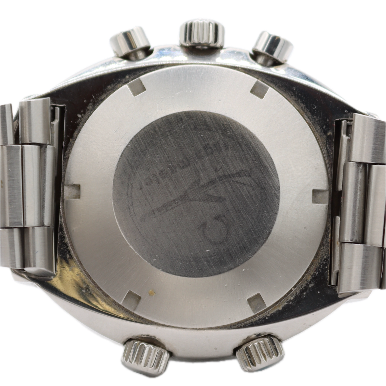 Vintage 1972 Omega 145.036 Flightmaster Men's Chronograph Wristwatch W/Box&Docs