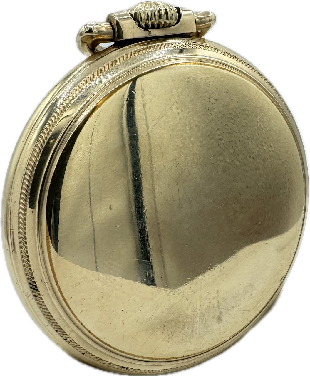 Antique 16S Waltham Up Down Wind Indicator Railroad Pocket Watch Vanguard