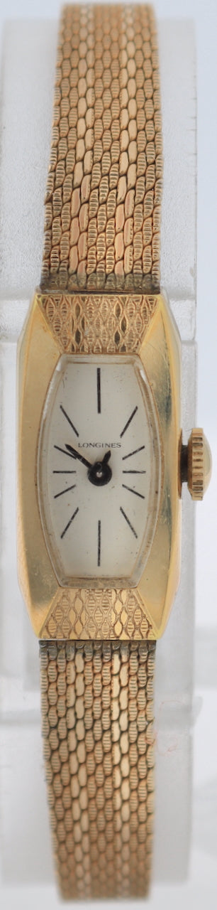 Vintage Longines 8005-510 White Dial Ladies Mechanical Wristwatch 510 Swiss