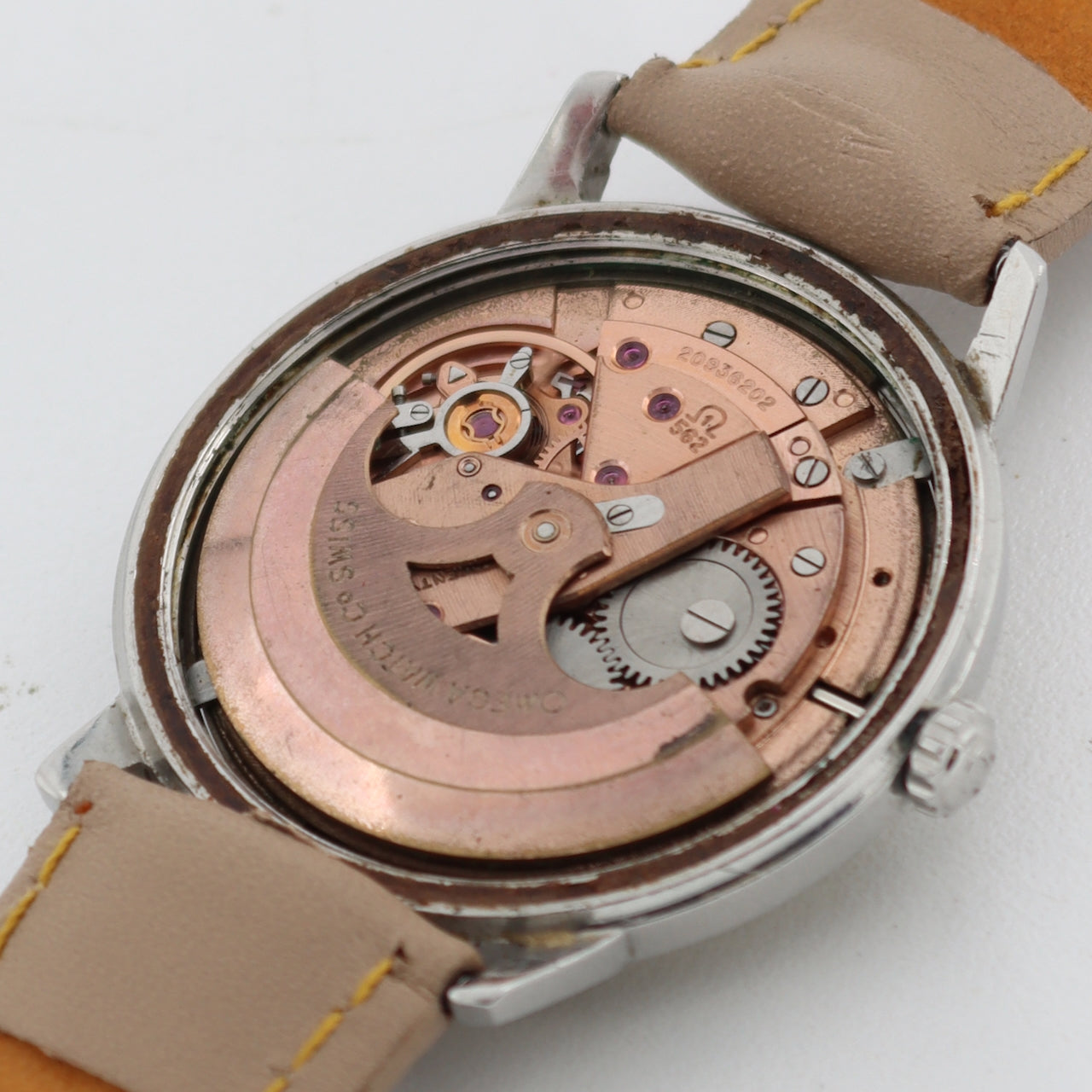 Vintage 1963 Omega Seamaster Date Men's Automatic Wristwatch 562 Steel Sunburst