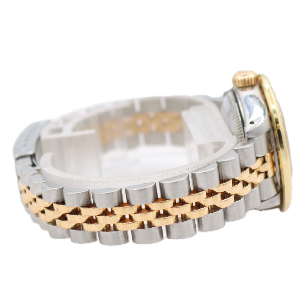 Rolex 69173 Datejust Ladies Automatic Wristwatch 18kGold Aftermarket Dial Bezel