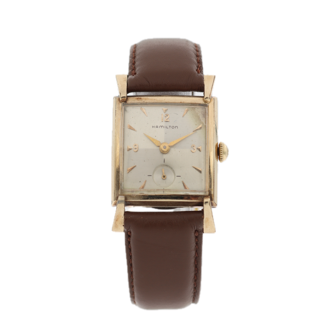 Vintage 1960 Hamilton Romanesque Men's Mechanical Wristwatch 770 USA 10k GF