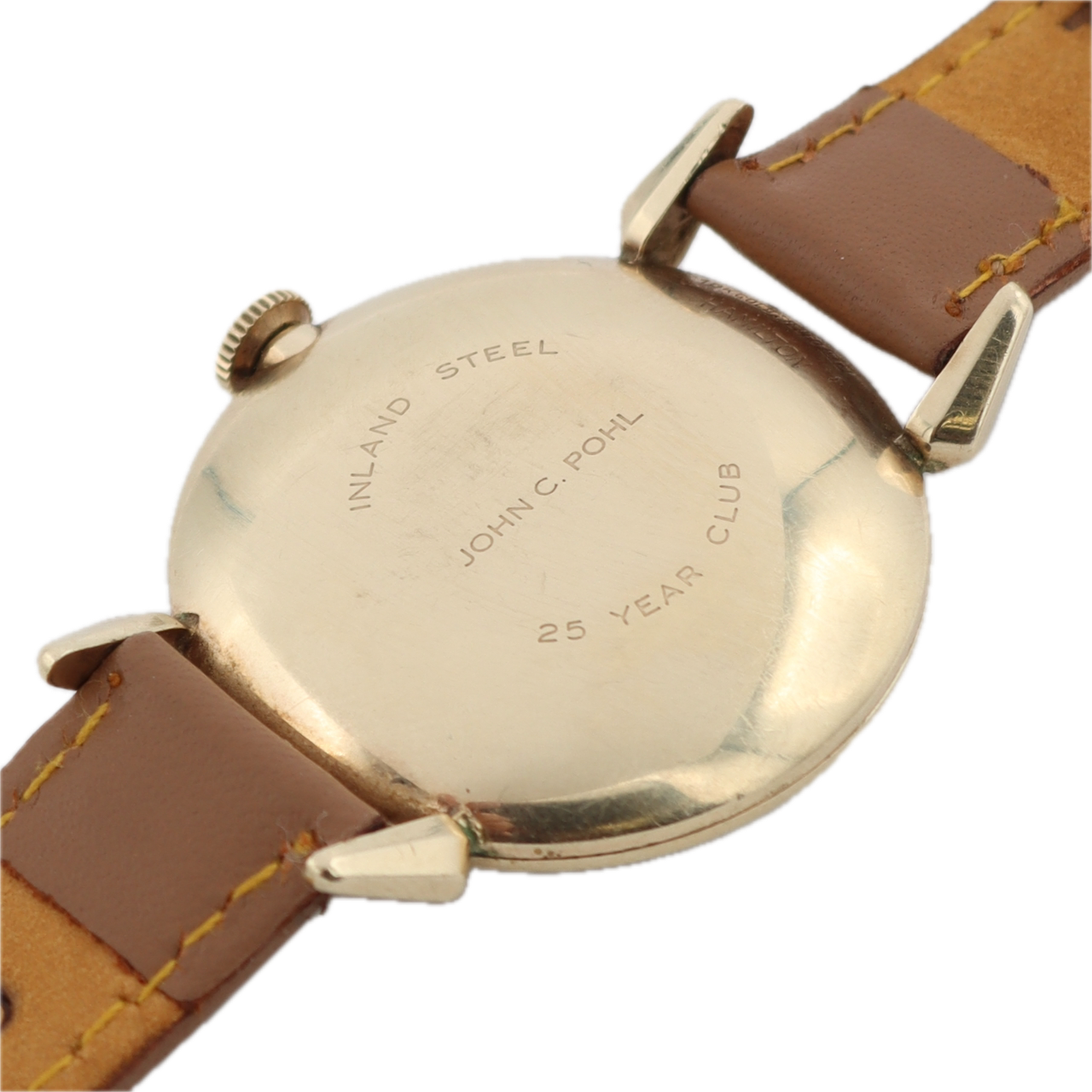 Vintage Hamilton Rodney Logo Inland Steel Men's Mechanical Wristwatch 10k GF