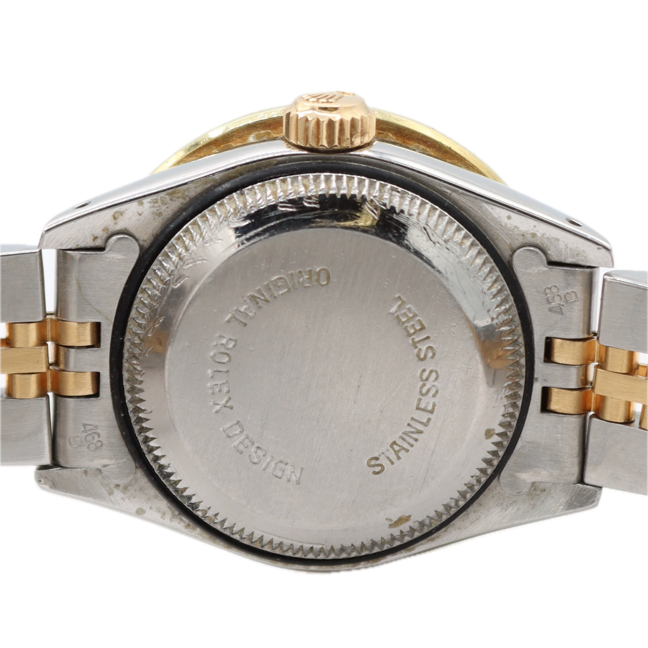 Rolex 69173 Datejust Ladies Automatic Wristwatch 18kGold Aftermarket Dial Bezel