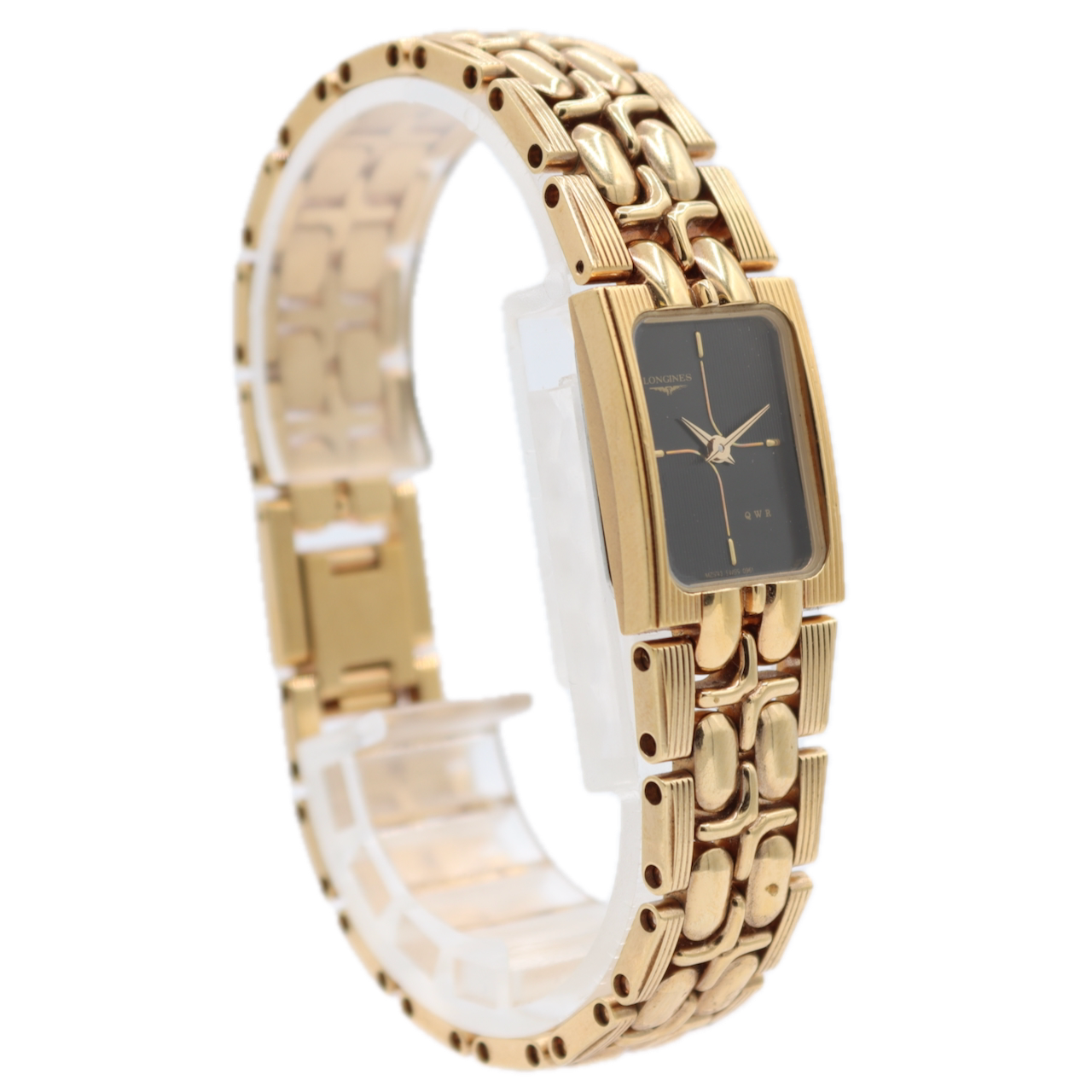 17mm Longines CMZ 5743 QWR Ladies Quartz Wristwatch ETA 280.002 Swiss Gold Tone