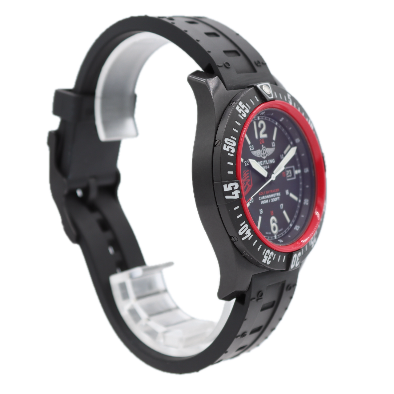 46mm Breitling Colt Skyracer Team Yoshi Muroya Men's Quartz Wristwatch With Box