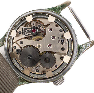 Vintage Tissot Military 15J Men's Mechanical Wristwatch 6262/1 US Military Issue
