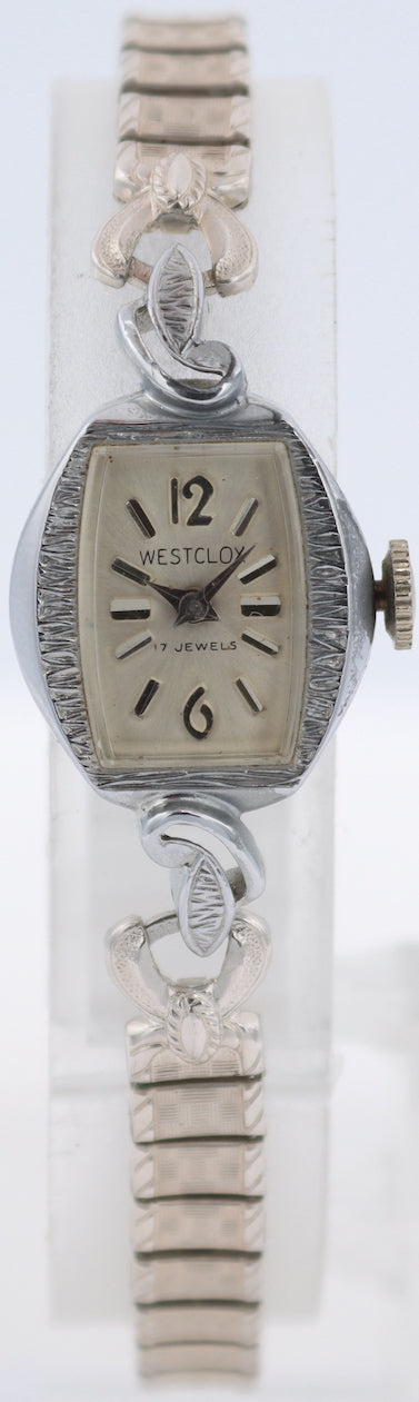 Vintage Westclox Bark Sunburst Cocktail Ladies Mechanical Wristwatch B-601