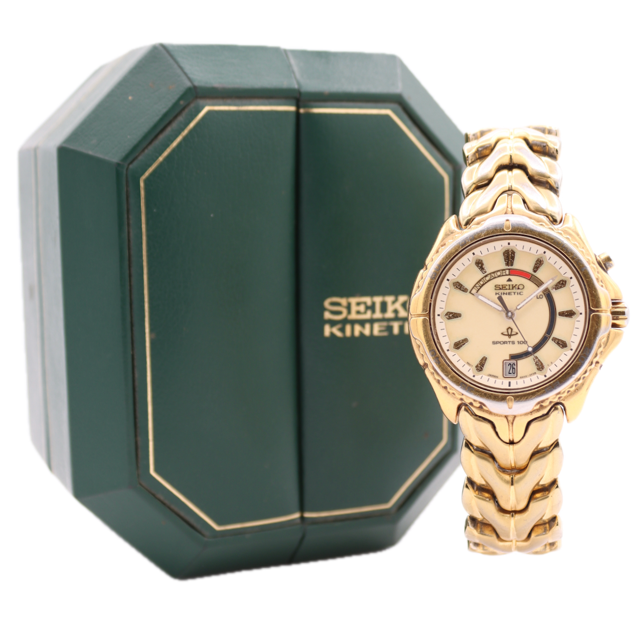 Vintage Seiko Kinetic Sports 100 SKH228