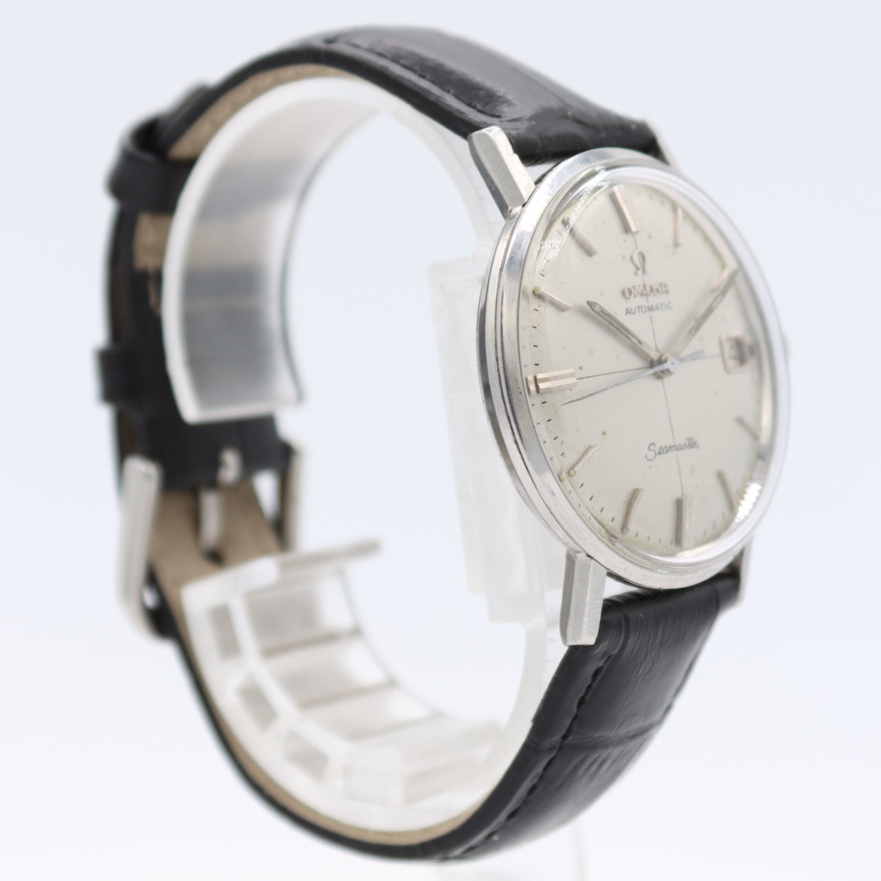 Vintage 34mm Omega Seamaster Date Men's Automatic Wristwatch Waterproof Serviced