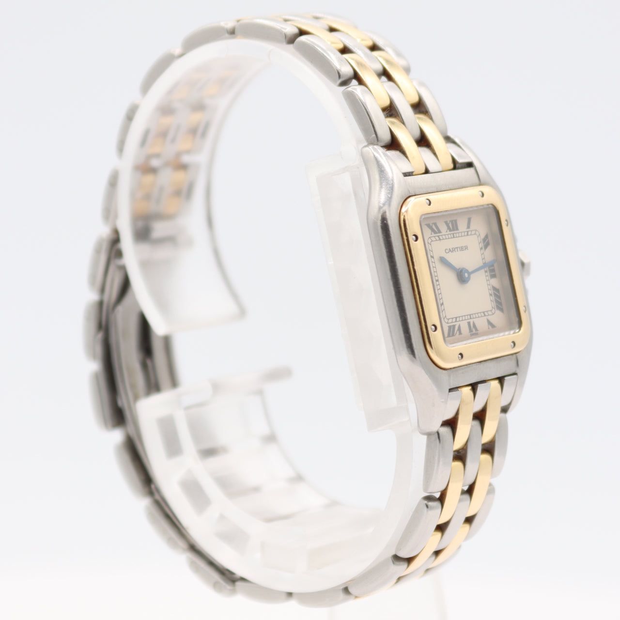 23mm Cartier Panthere De Cartier Ladies Quartz Wristwatch 18kGold & Steel W/Box