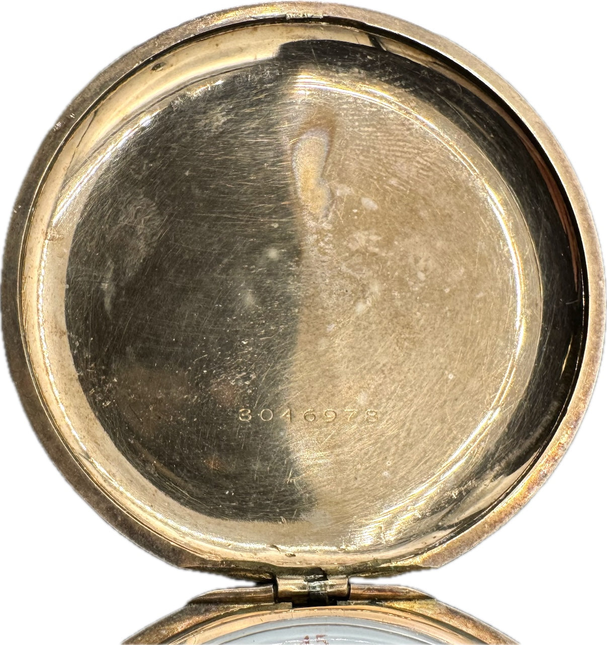 Antique 16S Burlington 3-Finger Bridge Pocket Watch 106 14k GF with Diamond