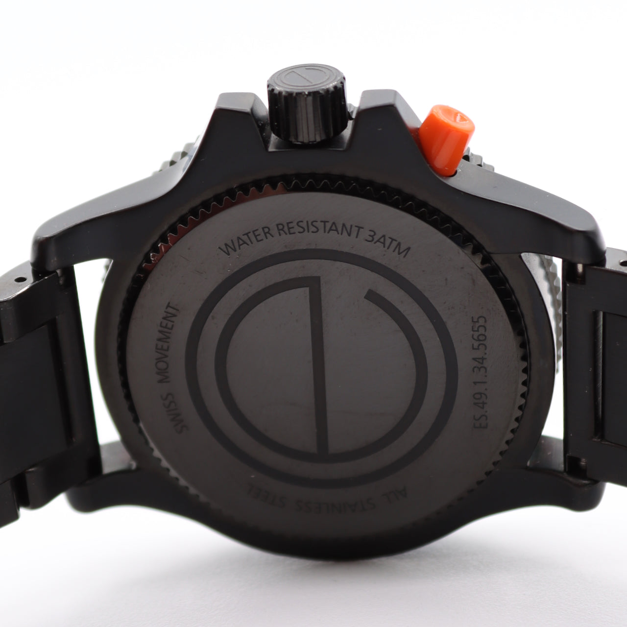 Movado ESQ Black Dial Lefty ES.49.1.34.5655