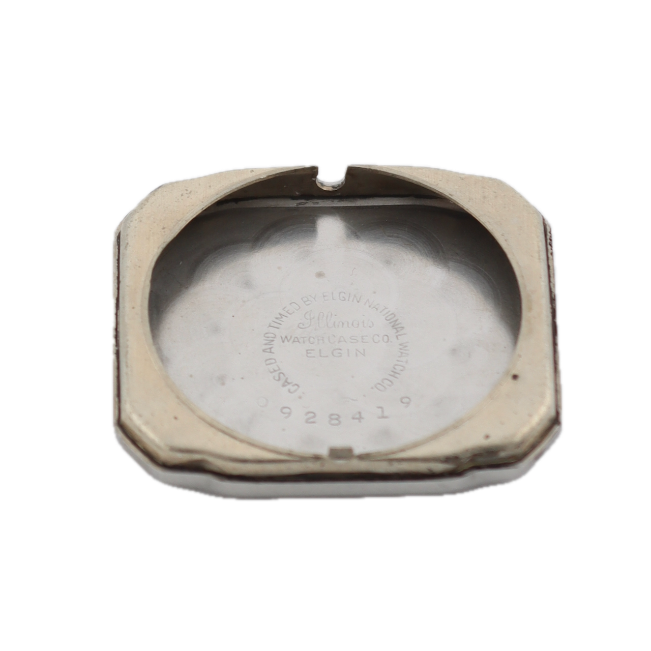 Vintage 1937 Elgin Art Deco 7J Men's Mechanical Wristwatch 526 Chrome Plated