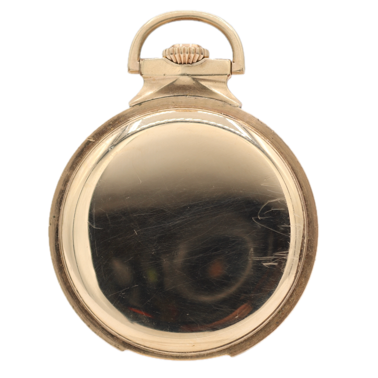 Antique 18s 1923 Burlington Bull Dog 21j Mechanical Pocket Watch 107 14k GF