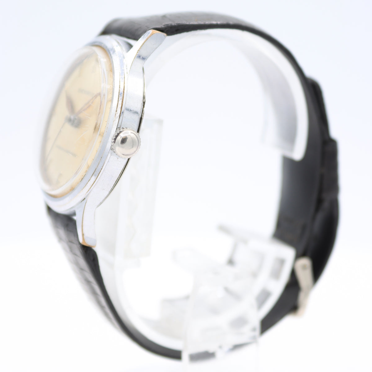 Vintage Benrus Shock-Absorber Men's Mechanical Wristwatch BH 241 Steel & Chrome