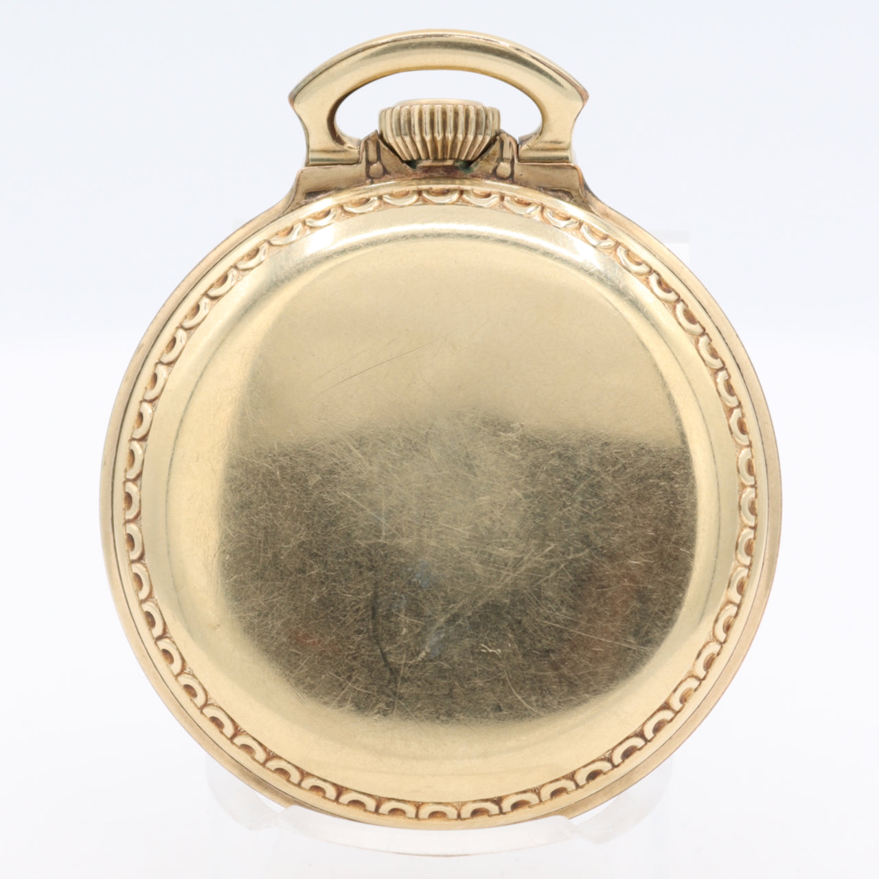 Vintage 16s 1950 Elgin 17 Jewel Mechanical Pocket Watch 574 10k RGP USA