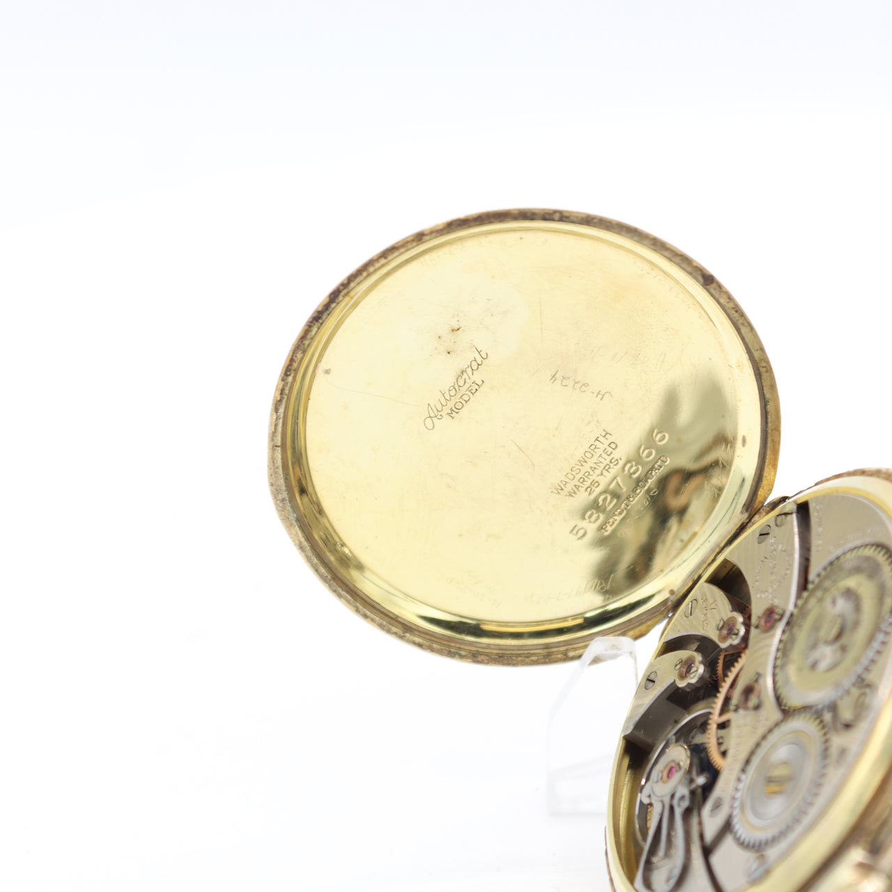 Antique 12s 1921 Illinois 17 Jewel Mechanical Pocket Watch 405 Gold Filled