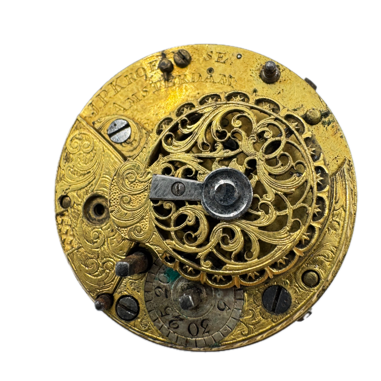 Antique J.P. Kroese Amsterdam made for Droogenhorst Fusee Repeater Pocket Watch