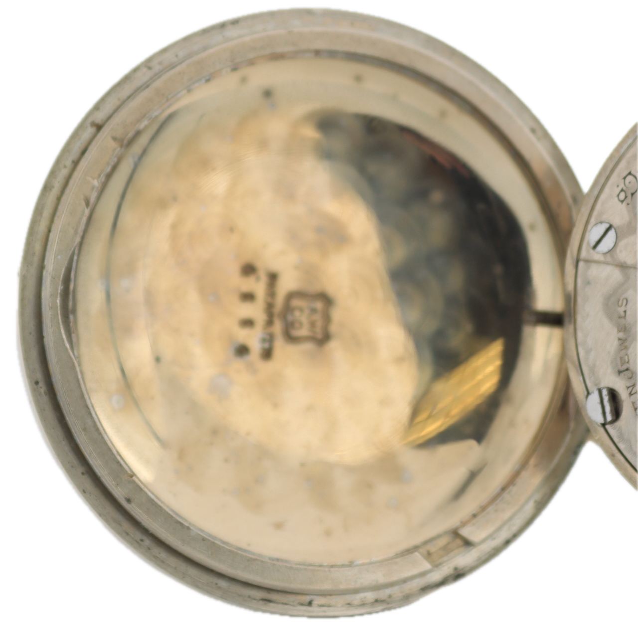 Antique 18 Size Elgin 7J Mechanical Hunter Pocket Watch 207 Nickel Running
