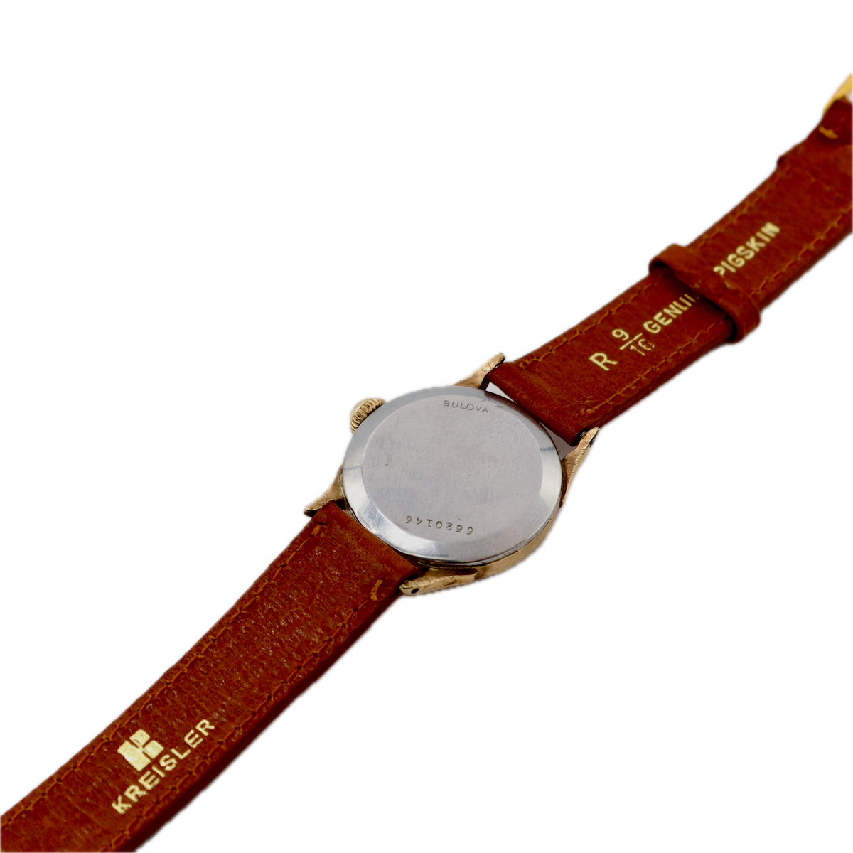 Vintage Bulova Bullseye Dial Men's Mechanical Wristwatch 10 BCC Steel & 10k RGP
